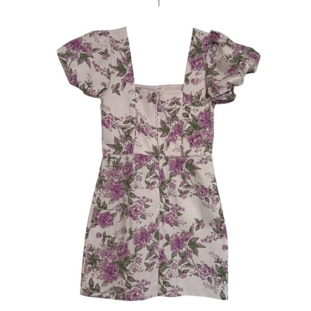 Altar'd State Lilac Floral‎ Trixxi Bodycon Dress Size Large